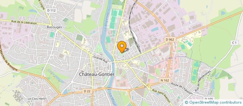 localisation de l'entreprise MONSIEUR AMADOU SAOUNERA  CHATEAU-GONTIER-SUR-MAYENNE