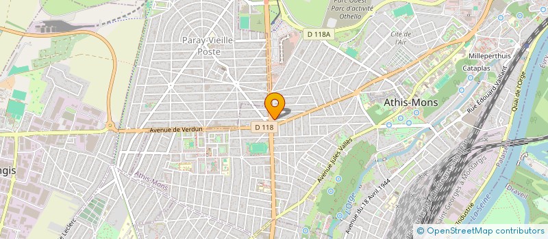 localisation de l'entreprise MONSIEUR AMADOU SIDIBE à ATHIS-MONS
