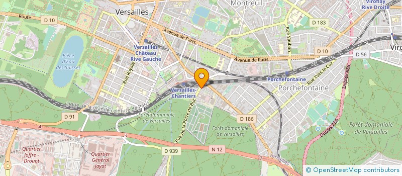 localisation de l'entreprise MONSIEUR AMADOU SISSOKO à VERSAILLES