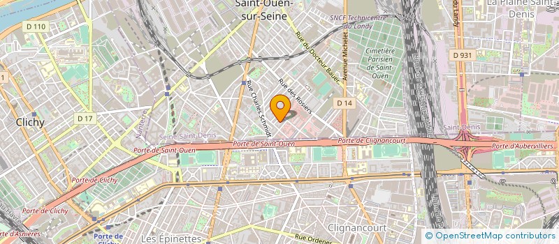 localisation de l'entreprise MONSIEUR AMADOU SOURABIE à SAINT-OUEN-SUR-SEINE