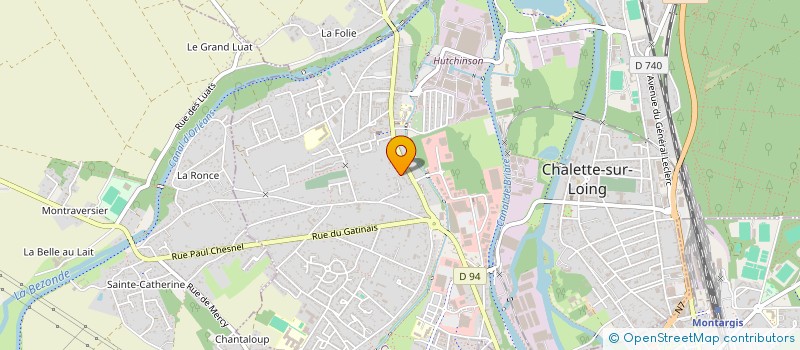 localisation de l'entreprise MONSIEUR AMADOU SOW à CHALETTE-SUR-LOING