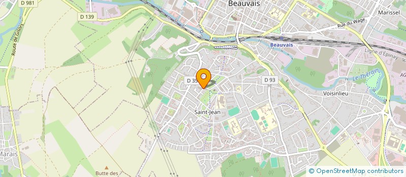 localisation de l'entreprise MONSIEUR AMADOU SY  BEAUVAIS