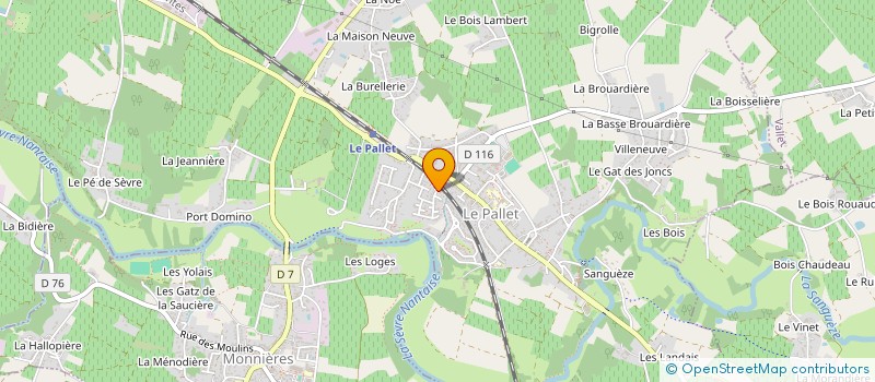 localisation de l'entreprise MONSIEUR AMADOU THIAM  LE PALLET