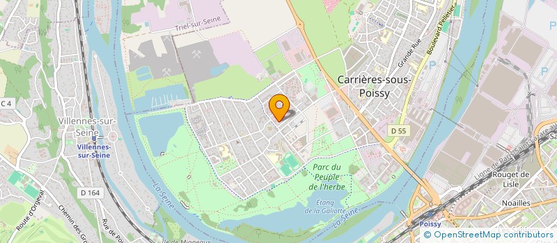 localisation de l'entreprise MONSIEUR AMADOU TIDIANE DIALLO  CARRIERES-SOUS-POISSY