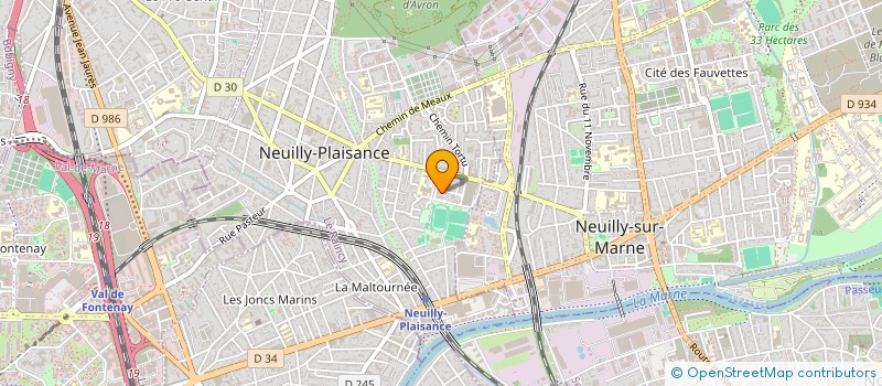 localisation de l'entreprise MONSIEUR AMADOU TIDIANE DIALLO  NEUILLY-PLAISANCE