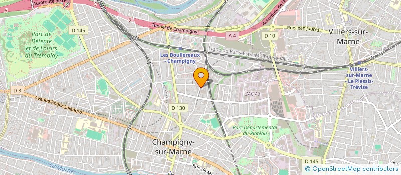 localisation de l'entreprise MONSIEUR AMADOU TRAORE à CHAMPIGNY-SUR-MARNE