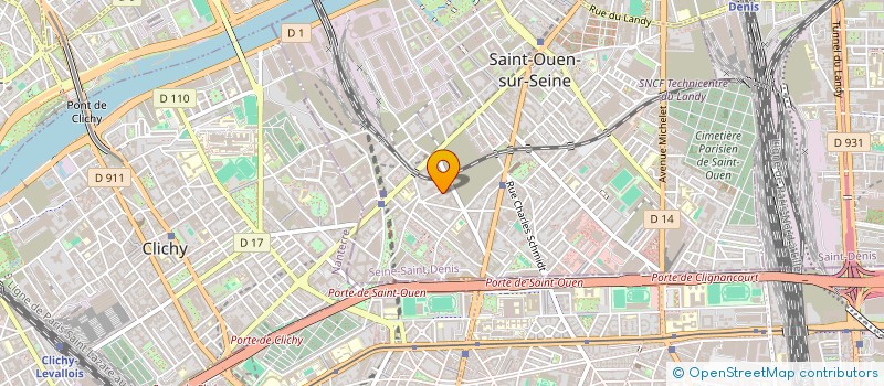 localisation de l'entreprise MONSIEUR AMADOU TRAORE à SAINT-OUEN-SUR-SEINE