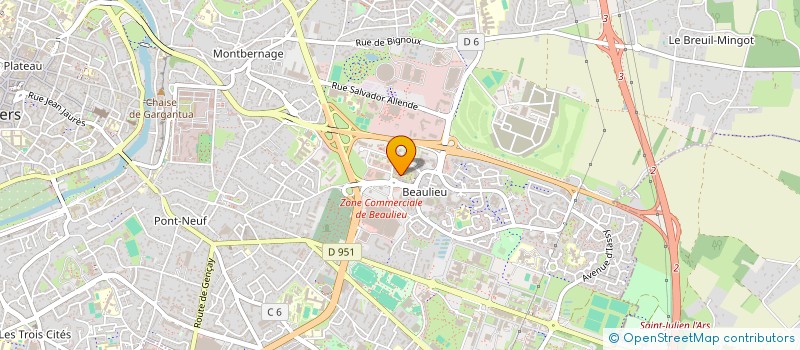 localisation de l'entreprise MONSIEUR AMADOU TRAORE  POITIERS