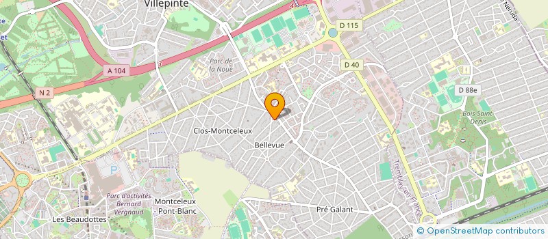 localisation de l'entreprise MONSIEUR AMADOU TRAORE à VILLEPINTE