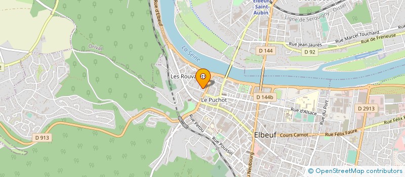 localisation de l'entreprise MONSIEUR AMADOU WONE à ELBEUF