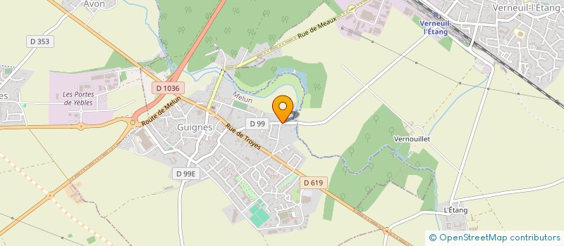 localisation de l'entreprise MONSIEUR AMADOUYAYA BA  GUIGNES