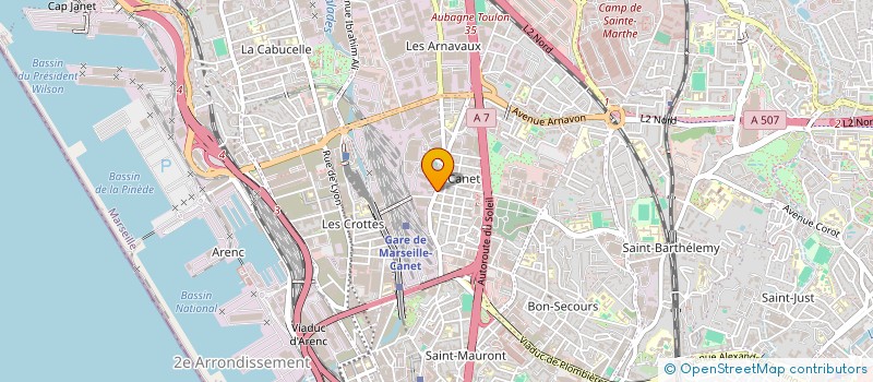 localisation de l'entreprise MONSIEUR AMADU BARRIE  MARSEILLE