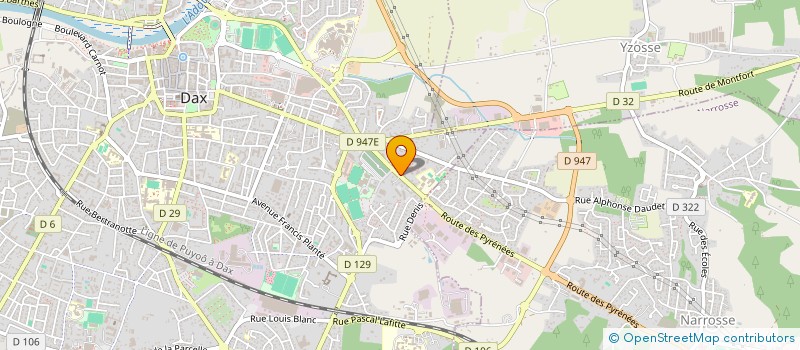 localisation de l'entreprise MONSIEUR AMADY NIANG  NARROSSE