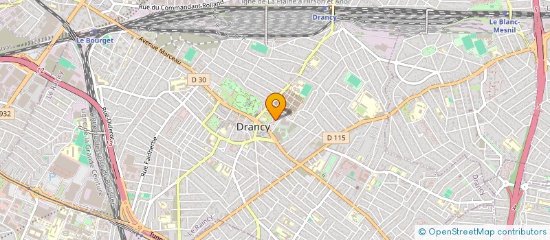 localisation de l'entreprise MONSIEUR AMADY TAMBOURA  DRANCY