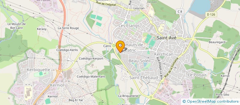 localisation de l'entreprise MONSIEUR AMAEL AUDOIN  SAINT-AVE