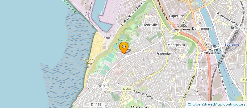 localisation de l'entreprise MONSIEUR AMAEL CAZIN  LE PORTEL