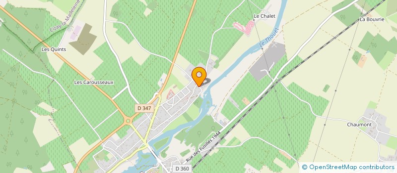 localisation de l'entreprise MONSIEUR AMAEL DECHELETTE  MONTREUIL-BELLAY