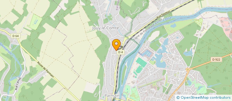 localisation de l'entreprise MONSIEUR AMAEL DURAND  PARMAIN