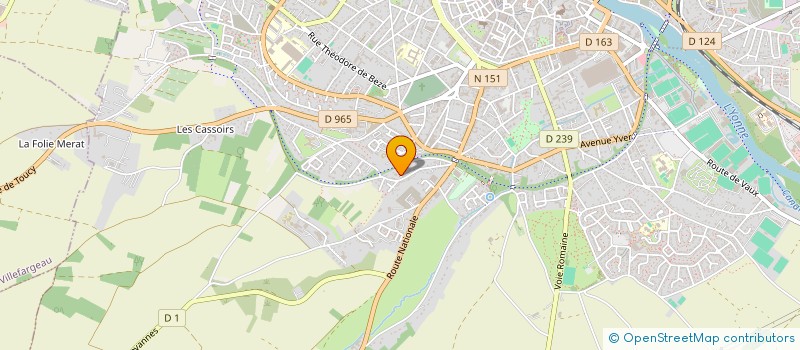 localisation de l'entreprise MONSIEUR AMAHA KIFLE à AUXERRE