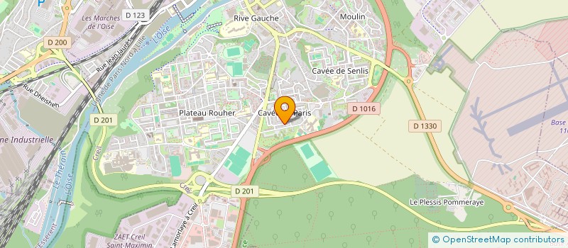 localisation de l'entreprise MONSIEUR AMAL EL HARCHAOUI  CREIL