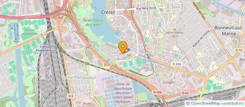 localisation de l'entreprise MONSIEUR AMAL SALAOUDIEVITCH SOULIMANOV  CRETEIL