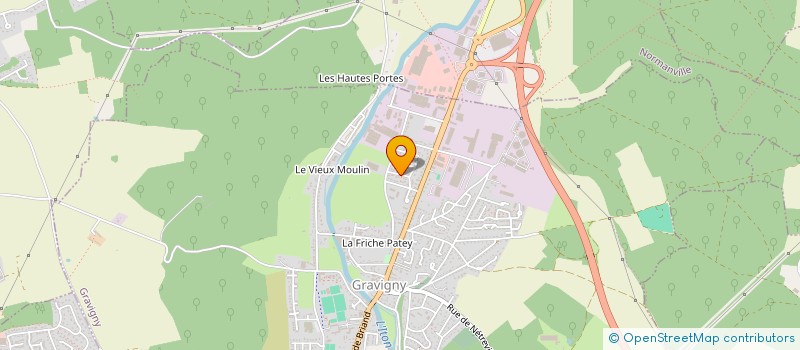 localisation de l'entreprise MONSIEUR AMALRIC JAUSET à GRAVIGNY