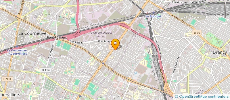 localisation de l'entreprise MONSIEUR AMAN AHMED à LA COURNEUVE