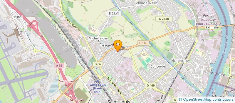 localisation de l'entreprise MONSIEUR AMAN FAYAZI  SAINT-LOUIS