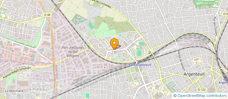 localisation de l'entreprise MONSIEUR AMAN GUENFOUD  ARGENTEUIL