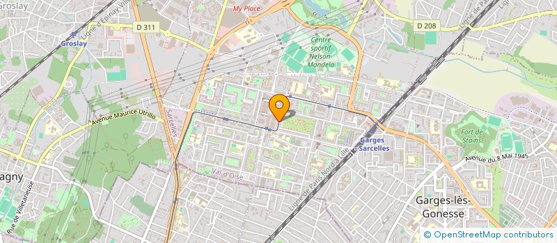 localisation de l'entreprise MONSIEUR AMAN SHAH  SARCELLES