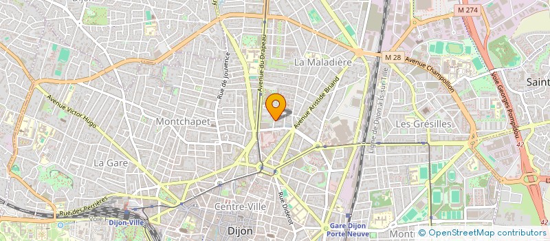 localisation de l'entreprise MONSIEUR AMAN TASFU WELDESELASIE à DIJON