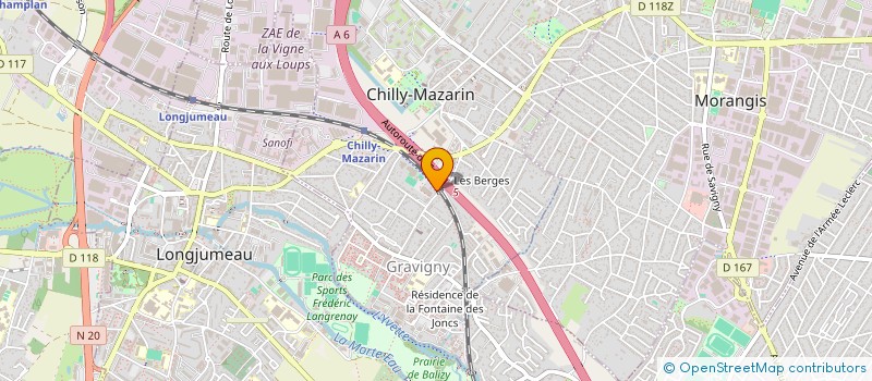 localisation de l'entreprise MONSIEUR AMANALLAH LANSARI à CHILLY-MAZARIN