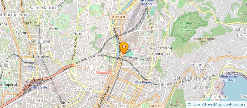 localisation de l'entreprise MONSIEUR AMANALLAH TOUMI à NICE