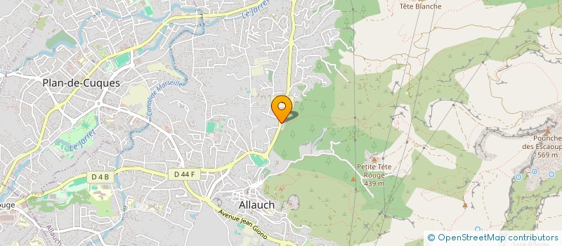 localisation de l'entreprise MONSIEUR AMANCIO AVIT  ALLAUCH