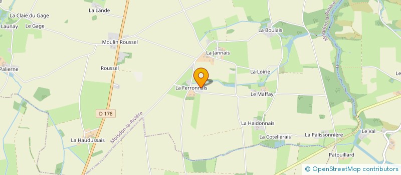 localisation de l'entreprise MONSIEUR AMAND CHATELLIER  MOISDON-LA-RIVIERE