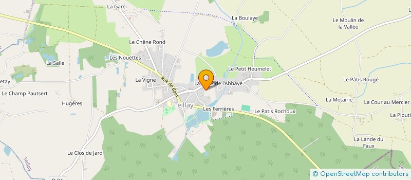 localisation de l'entreprise MONSIEUR AMAND GENDRON à TEILLAY