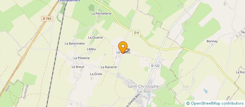 localisation de l'entreprise MONSIEUR AMAND GRIGNON à SAINT-CHRISTOPHE-SUR-ROC