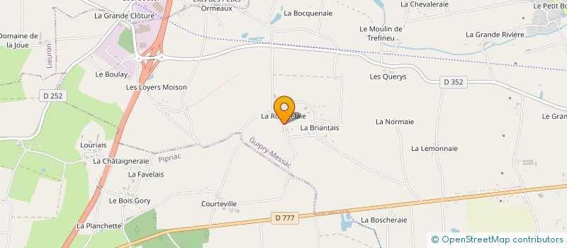 localisation de l'entreprise MONSIEUR AMAND LEBRETON à GUIPRY-MESSAC