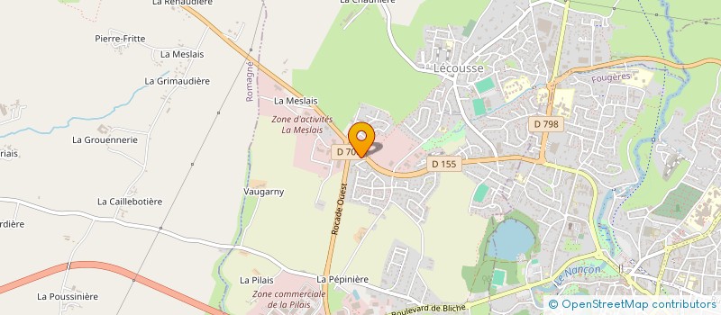 localisation de l'entreprise MONSIEUR AMAND PAYEN à SAINT-GERMAIN-EN-COGLES