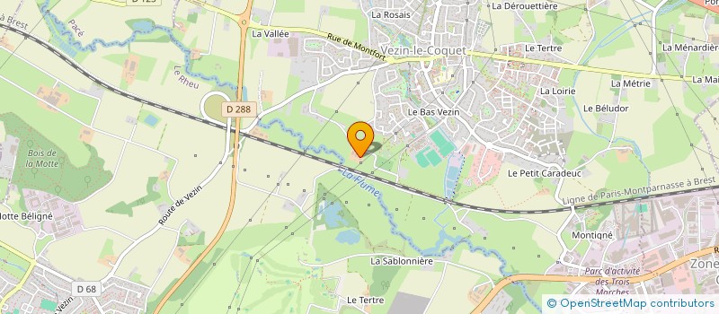 localisation de l'entreprise MONSIEUR AMAND THOUANEL à VEZIN-LE-COQUET