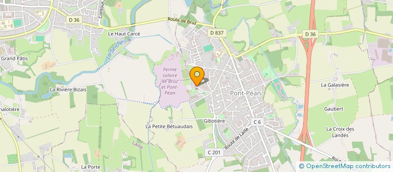 localisation de l'entreprise MONSIEUR AMAND TOURTELIER  PONT-PEAN