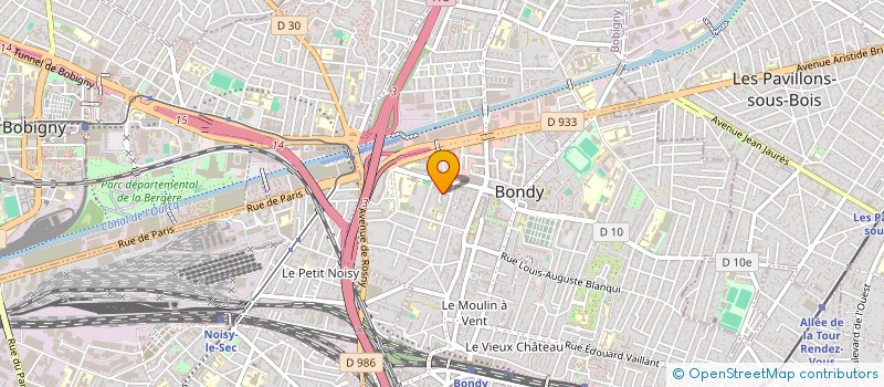 localisation de l'entreprise MONSIEUR AMANDEEP SINGH  BONDY