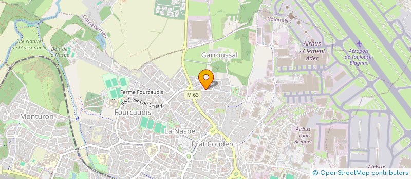 localisation de l'entreprise MONSIEUR AMANDIN NAGO à COLOMIERS