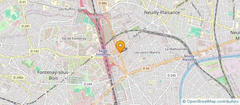 localisation de l'entreprise MONSIEUR AMANDIO ALVES à FONTENAY-SOUS-BOIS