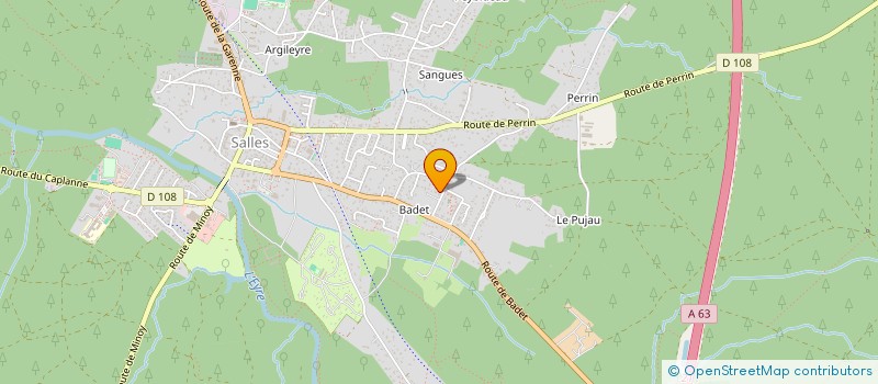 localisation de l'entreprise MONSIEUR AMANDIO ALVES PEDREIRO à SALLES