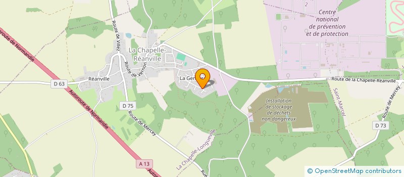 localisation de l'entreprise MONSIEUR AMANDIO DA SILVA à LA CHAPELLE-LONGUEVILLE