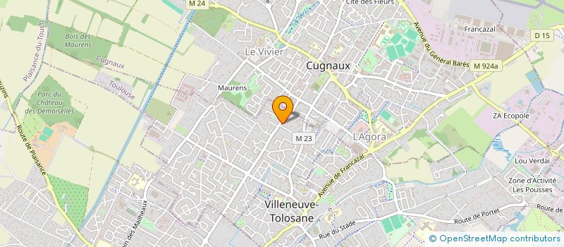 localisation de l'entreprise MONSIEUR AMANDIO GARRIDO à VILLENEUVE-TOLOSANE