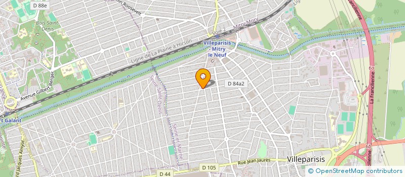 localisation de l'entreprise MONSIEUR AMANDIO GONCALVES à VILLEPARISIS