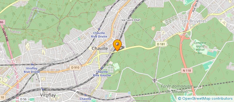 localisation de l'entreprise MONSIEUR AMANDIO LOPES DE BARROS à CHAVILLE