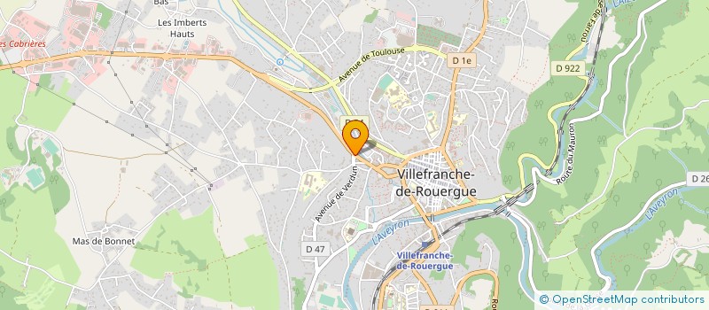 localisation de l'entreprise MONSIEUR AMANDIO MONTEIRO  VILLEFRANCHE-DE-ROUERGUE